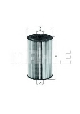 OX150D1 Mahle Original Filtro aceite